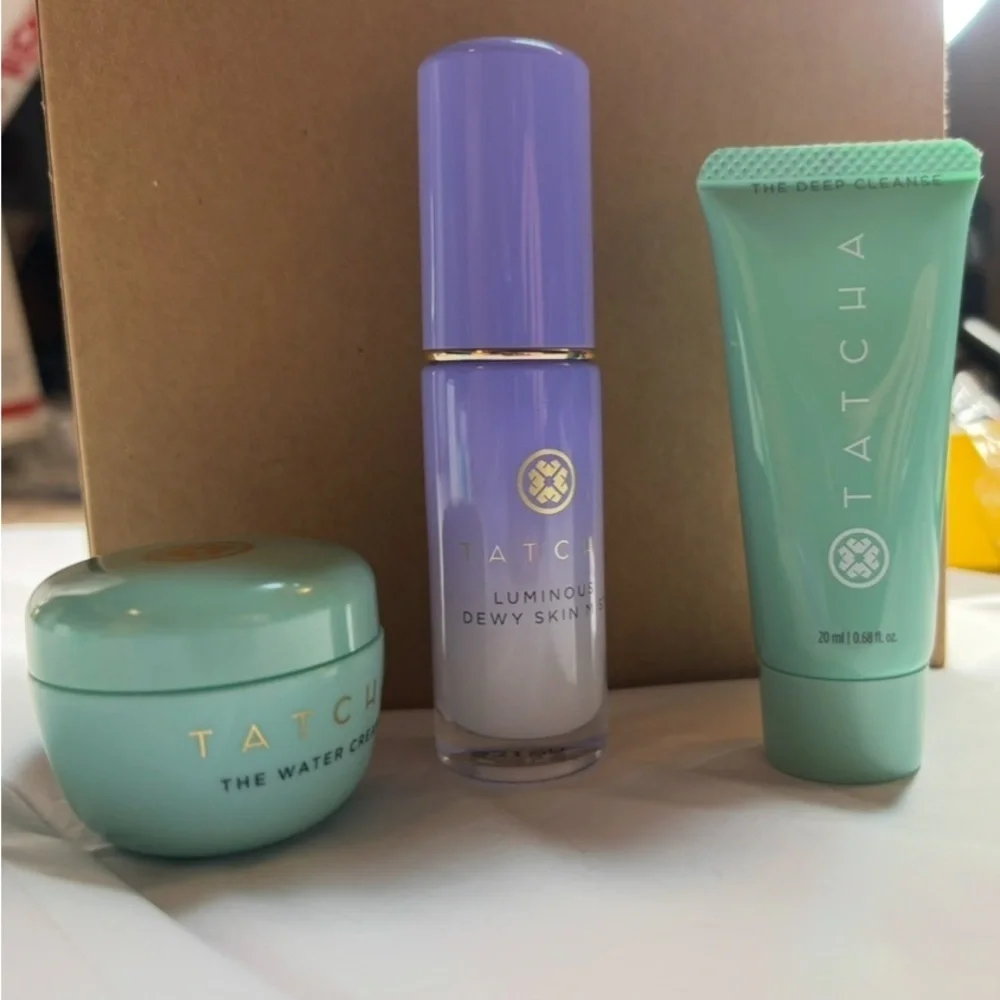 Tatcha Skincare Set - Purple and Green